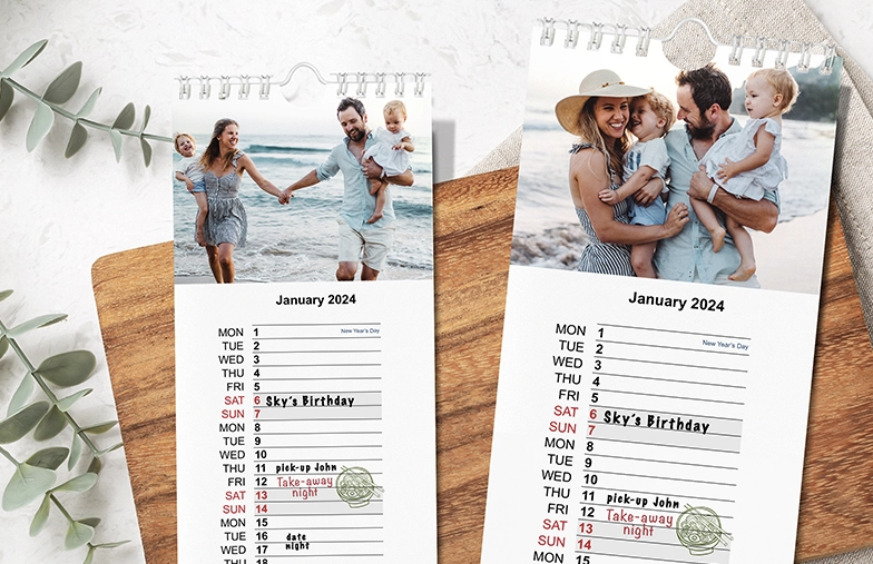 Calendario fotografico personalizzato 2020 di Printerpix